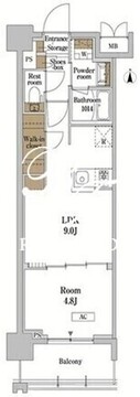 ＲＪＲプレシア蒲田 104 間取り図