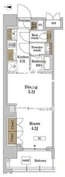 ＲＪＲプレシア蒲田 714 間取り図