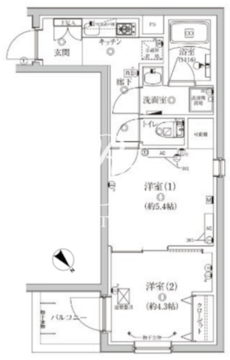 ベルシードステアー東十条駅前 201 間取り図