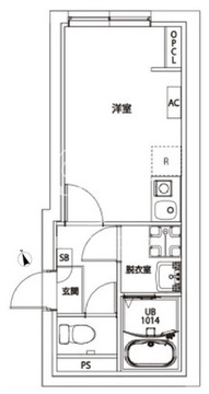 シティウォーク志村3丁目 104 間取り図