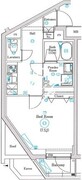 マインドお花茶屋 502 間取り図