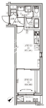 ベルシードステアー東十条駅前 304 間取り図