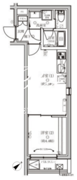 ベルシードステアー東十条駅前 403 間取り図