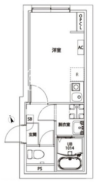 シティウォーク志村3丁目 204 間取り図