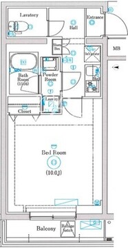 マインドお花茶屋 306 間取り図