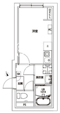 シティウォーク志村3丁目 304 間取り図