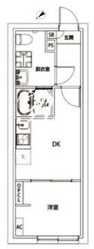 シティウォーク志村3丁目 402 間取り図