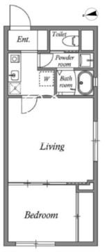 ソラシアレジデンス門前仲町 403 間取り図