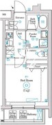 マインドお花茶屋 401 間取り図