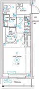 マインドお花茶屋 207 間取り図
