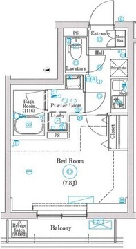 マインドお花茶屋 304 間取り図