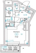 マインドお花茶屋 101 間取り図