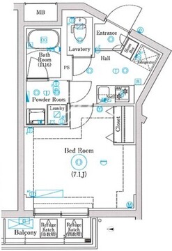 マインドお花茶屋 101 間取り図