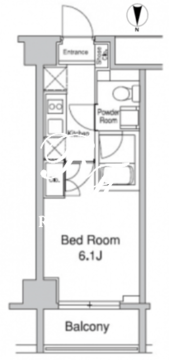 プラウドフラット蒲田2 810 間取り図