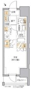 リビオメゾン田端 704 間取り図