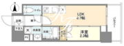リアンシエルブルー田端 602 間取り図