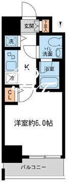 KDXレジデンス大島 403 間取り図