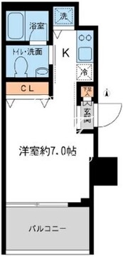 KDXレジデンス大島 411 間取り図