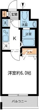 KDXレジデンス大島 605 間取り図