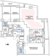 ラ・トゥール汐留 5003 間取り図