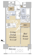 アクシルコート日本橋本町 402 間取り図