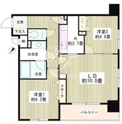 コンフィール日本橋アクアシティ 405 間取り図
