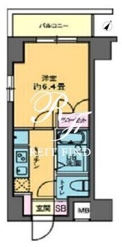 カスタリア要町 1204 間取り図