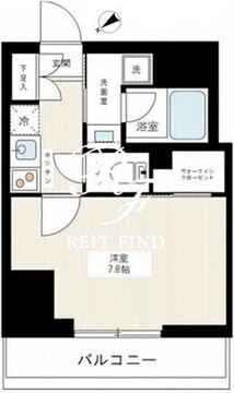 ハーモニーレジデンス大塚山手 802 間取り図