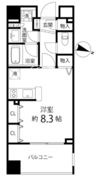 グレイスコート志村三丁目 205 間取り図
