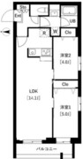 タスキプライムテラス中村橋 401 間取り図