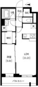 タスキプライムテラス中村橋 402 間取り図