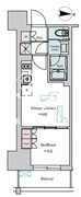 ディームス蔵前レジデンス 403 間取り図
