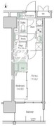 ブルックサイドレジデンス木場 616 間取り図