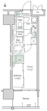 ブルックサイドレジデンス木場 616 間取り図