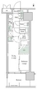 ブルックサイドレジデンス木場 617 間取り図