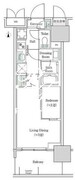 ブルックサイドレジデンス木場 621 間取り図