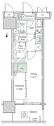ブルックサイドレジデンス木場 624 間取り図