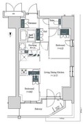 ブルックサイドレジデンス木場 1232 間取り図