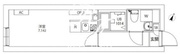 アクシアエムーシティ武蔵小山 B107 間取り図