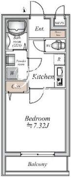 ドゥーエ四谷三丁目 402 間取り図