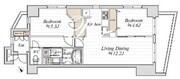 デュオステージ後楽園 303 間取り図