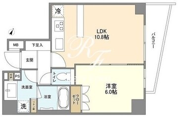 YSレジデンス代田橋 401 間取り図