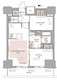ラティエラ上野稲荷町 1411 間取り図
