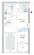 ガーデニエール砧ウエスト 250 間取り図