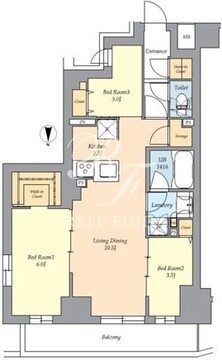 テラス荻窪 503 間取り図
