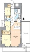 テラス荻窪 601 間取り図