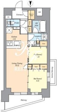 テラス荻窪 405 間取り図
