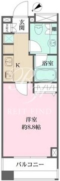 西新宿ビップロイヤル 502 間取り図