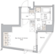 NJKマーキス表参道 401 間取り図