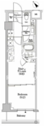 ザ・パークハビオSOHO市谷左内町 204 間取り図